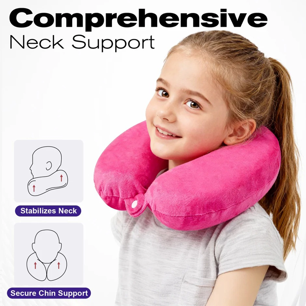وسادة الرقبة بنجوين لاتكس (Neck Pillow) - الراحة المثالية للسفر والمنزل