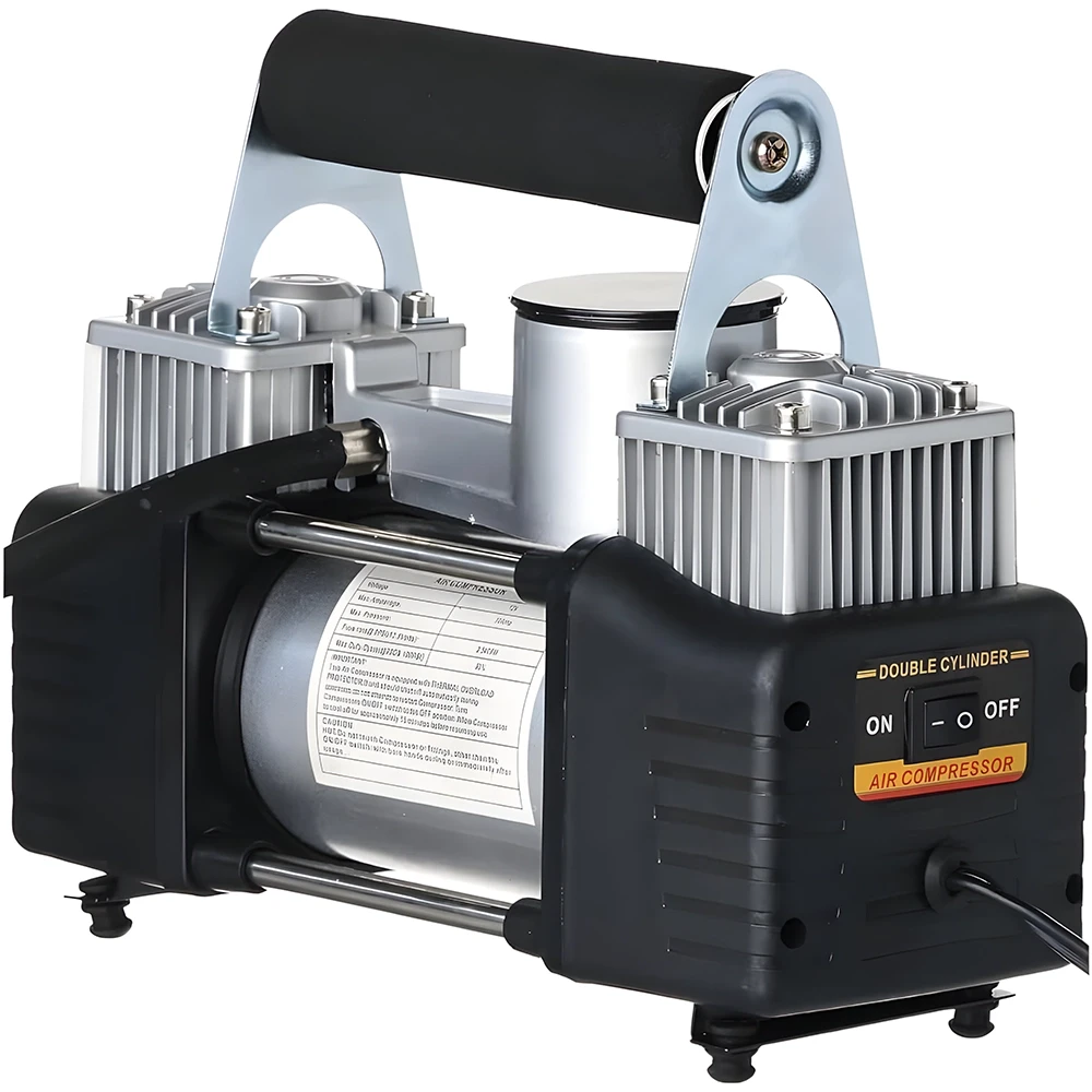 كمبروسر الجمل 2 بستم الأصلى لجميع إطارات السيارات بحجم صغير وسهل الاستخدام