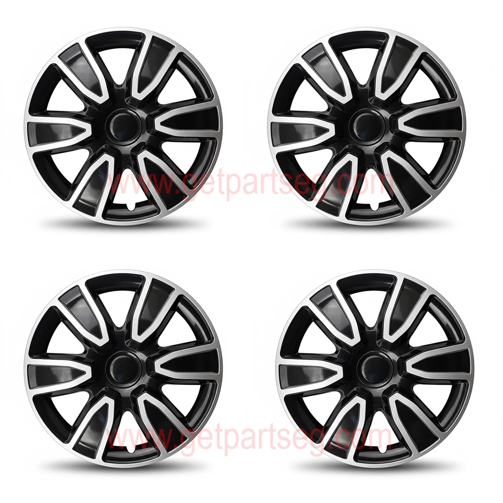 طقم طاسات سبور أسود * فضى