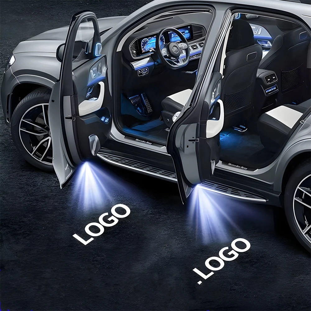 طقم إضاءة ترحيبية لباب السيارة (2 قطعة) - بروجيكتور لوجو LED ماركة مازدا