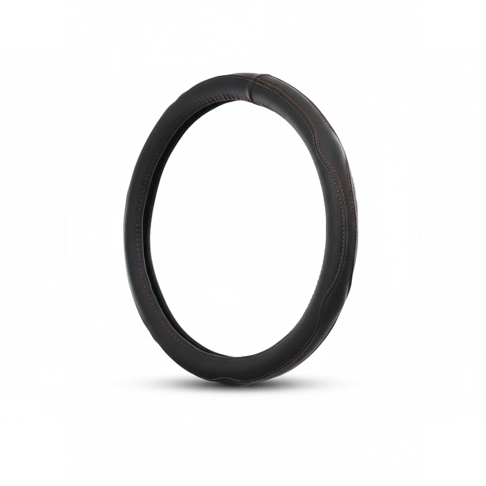 جراب طارة جلد دائرى لون اسود - كفر دركسيون فخم بتصميم عصري وملمس مريح