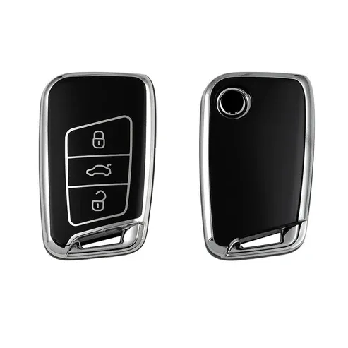 جراب ريموت مفتاح سيارة TPU متوافق مع السيارة -سيات اتيكا فولكس فاجن P8